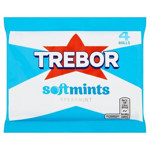 Trebor Softmints Spearmint Mint Rolls 179g Botiga