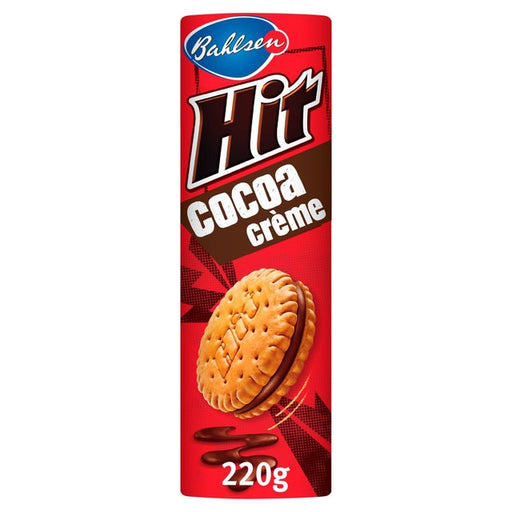 Bahlsen Hit Cocoa Creme Milk Chocolate Sandwich Biscuits 220g Botiga