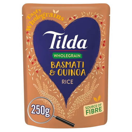 Tilda Steamed Wholegrain Basmati & Quinoa 250g Botiga