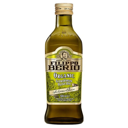 Filippo Berio Organic Extra Virgin Olive Oil 500ml Botiga
