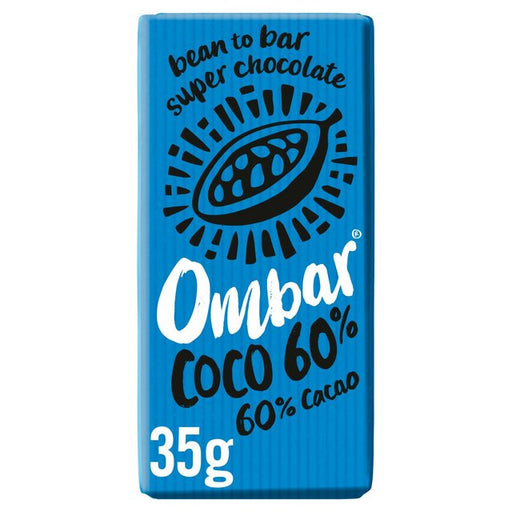 Ombar Coco 60% Organic Vegan Fair Trade Chocolate 35g Botiga