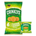 Jacob's Crinkly's Cheese & Onion Flavour Baked Snacks Multipack 6 per pack Botiga