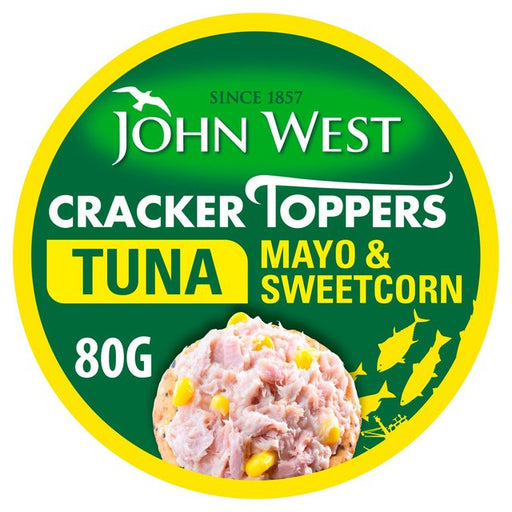 John West Cracker Topper Mayo Sweetcorn 80g Botiga