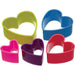 Heart Shaped Cookie Cutters 5 per pack Botiga