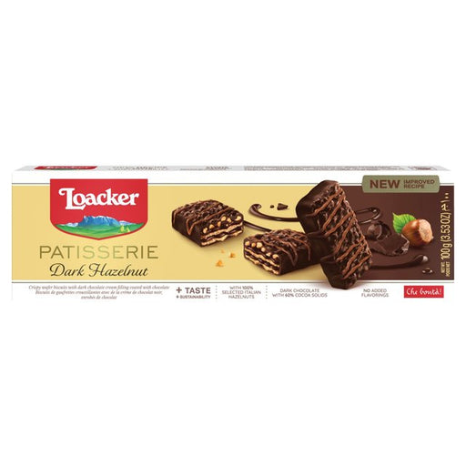 Loacker Dark Chocolate Hazelnut Biscuits 100g Botiga