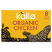 Kallo Organic Chicken Stock Cubes 8 x 11g Botiga