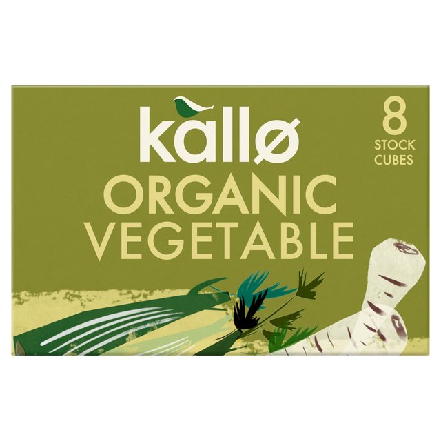 Kallo Organic Vegetable Stock Cubes 8 x 11g Botiga