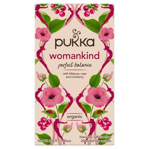 Pukka Tea Womankind Tea Bags 20 per pack Botiga