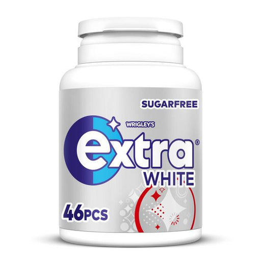Extra White Sugarfree Chewing Gum Bottle 46 Pieces 64g Botiga