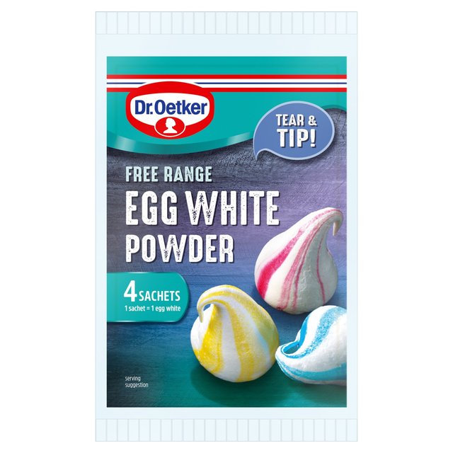 Dr. Oetker Free Range Egg White Powder Sachets 4 x 5g Botiga