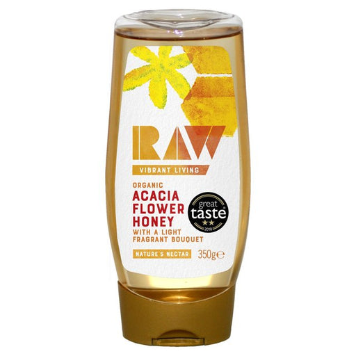 Raw Health Organic Acacia Flower Honey 350g Botiga