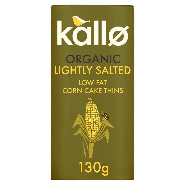 Kallo Organic Corn Cake Thins 130g Botiga