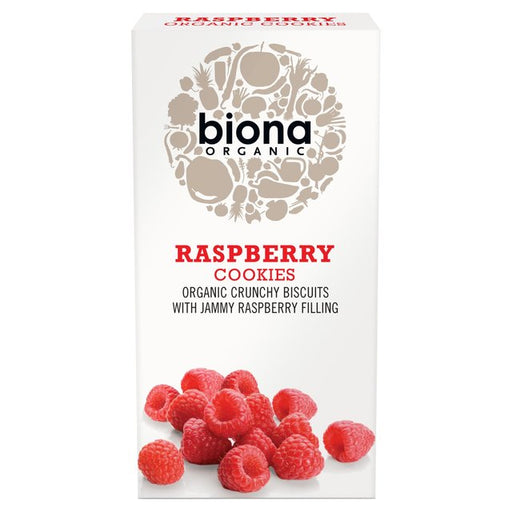 Biona Organic Raspberry Cookies 175g Botiga