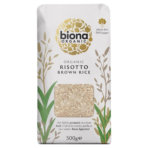 Biona Organic Risotto Rice Wholegrain 500g Botiga