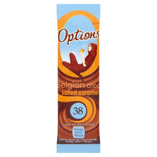 Options Salted Caramel Hot Chocolate Sachet 11g Botiga