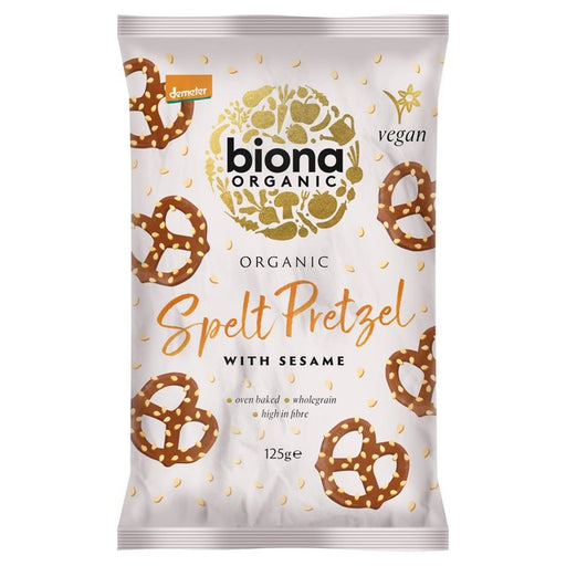 Biona Organic Spelt Pretzel With Sesame 125g Botiga