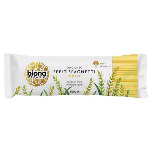 Biona Organic Spelt Spaghetti White Pasta 500g Botiga