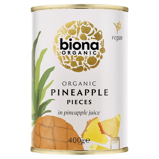 Biona Organic Pineapple Pieces 400g Botiga