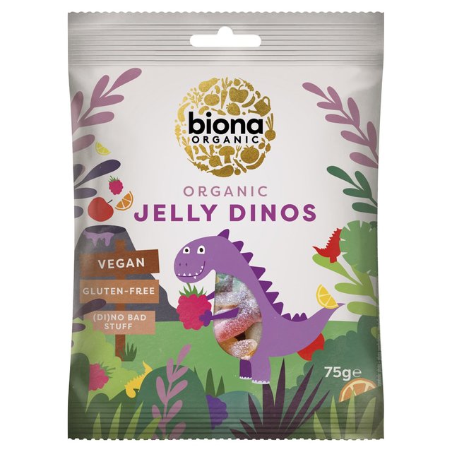 Biona Organic Jelly Dinos 75g Botiga