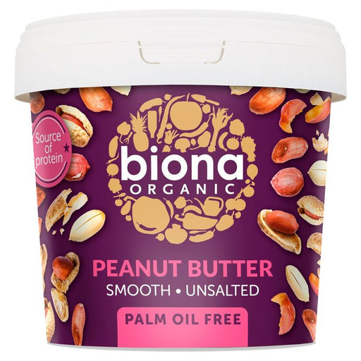 Biona Organic Peanut Butter Smooth 1kg Botiga