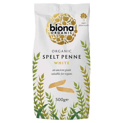 Biona Organic Spelt Penne White Pasta 500g Botiga