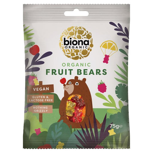 Biona Organic Mini Fruit Bears 75g Botiga