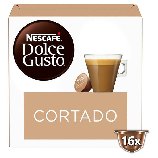 Nescafe Dolce Gusto Cortado Espresso Macchiato Pods 16 per pack Botiga