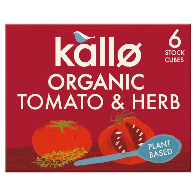 Kallo Organic Tomato & Herb Stock Cubes 6 x 11g Botiga