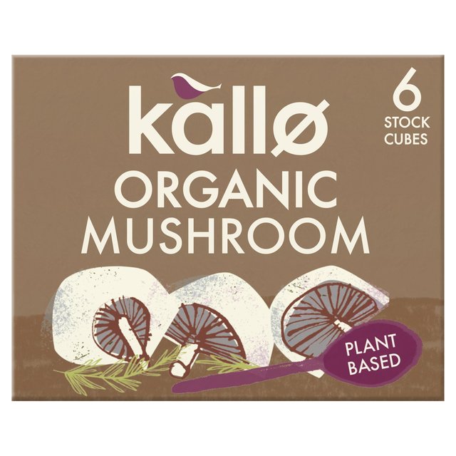 Kallo Organic Mushroom Stock Cubes 6 x 11g Botiga