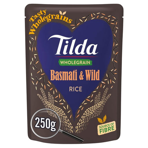 Tilda Microwave Wholegrain Basmati & Wild Rice 250g Botiga