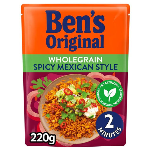 Ben's Original Wholegrain Spicy Mexican Microwave Rice 220g Botiga