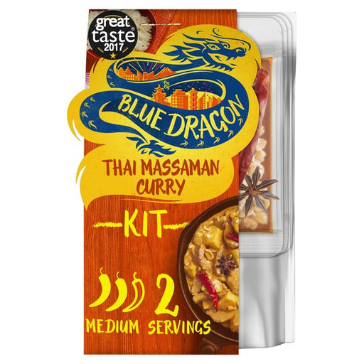 Blue Dragon Thai Massaman 3 Step Curry Kit 273g Botiga