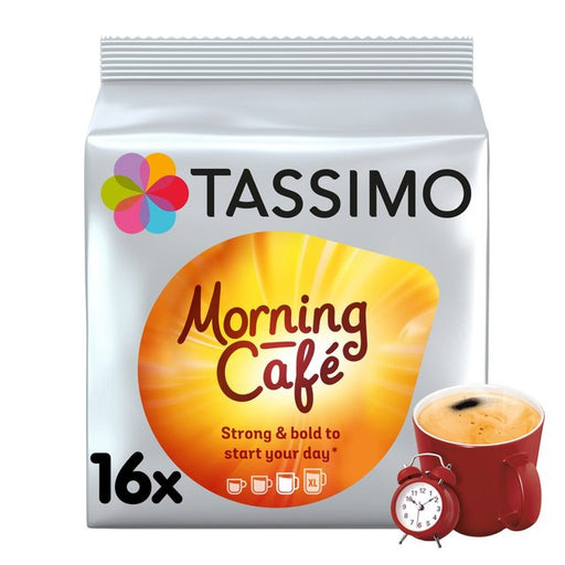 Tassimo Morning Cafe Coffee Pods 16 per pack Botiga