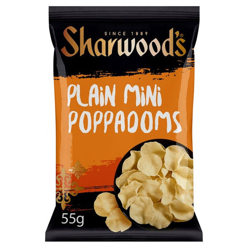 Sharwoods Mini Poppodums 55g Botiga