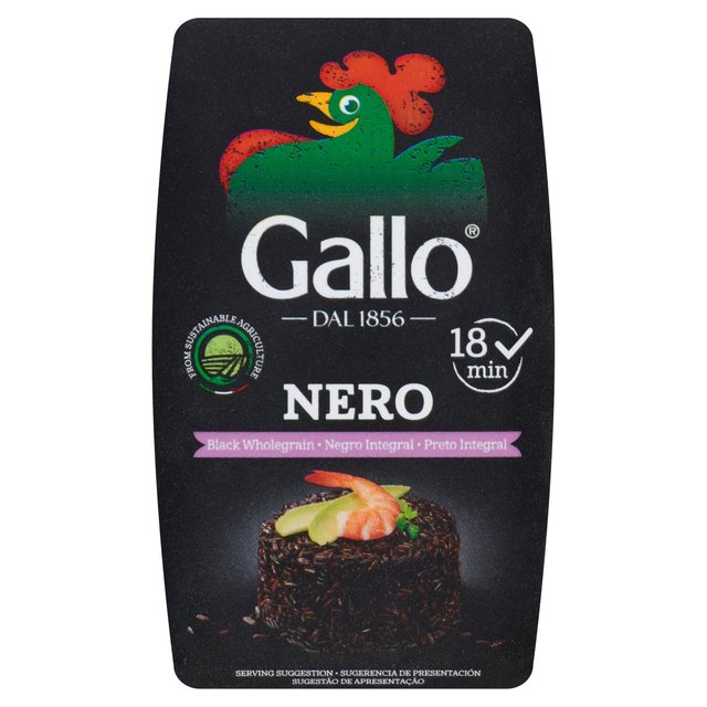 Riso Gallo Black Wholegrain Rustico 500g Botiga
