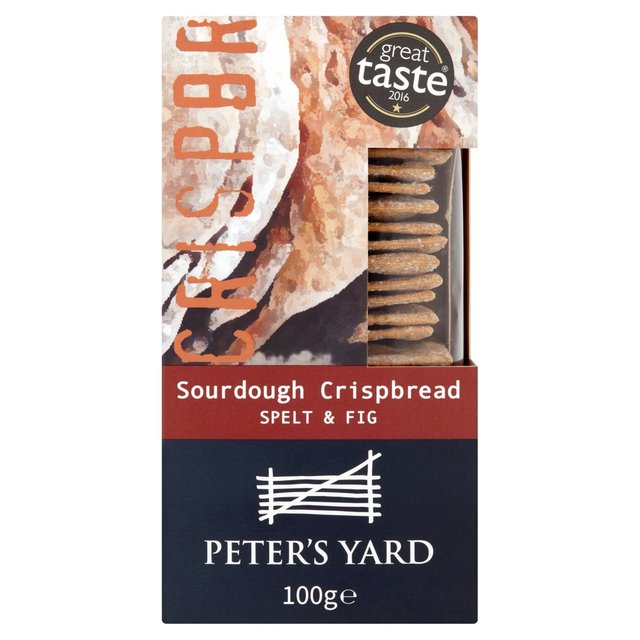 Peter's Yard Fig Sourdough Crackers 100g Botiga