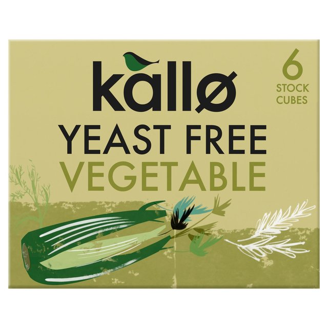 Kallo Yeast Free Vegetable Stock Cubes 6 x 11g Botiga