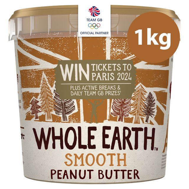 Whole Earth Smooth Peanut Butter 1kg Botiga