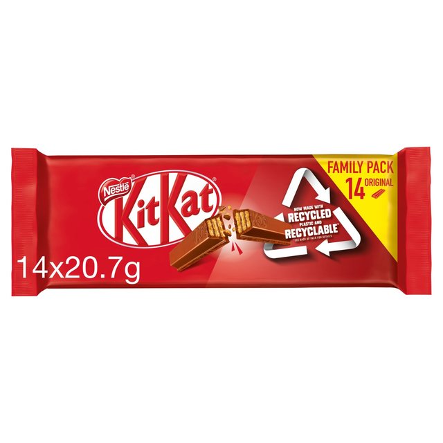 KitKat 2 Finger Milk Chocolate Biscuit Bar 14 x 20.7g Botiga