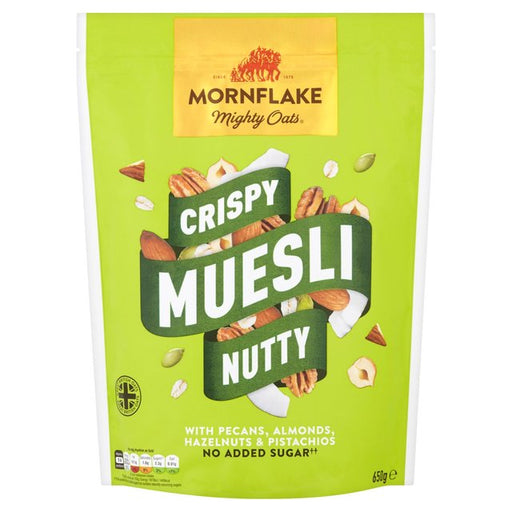 Mornflake Extra Crispy Notoriously Nutty Muesli 650g Botiga