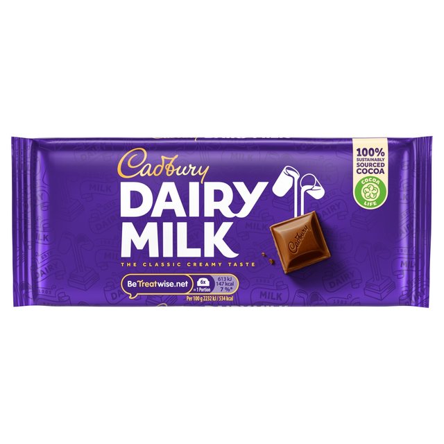 Cadbury Dairy Milk Chocolate Bar 110g Botiga