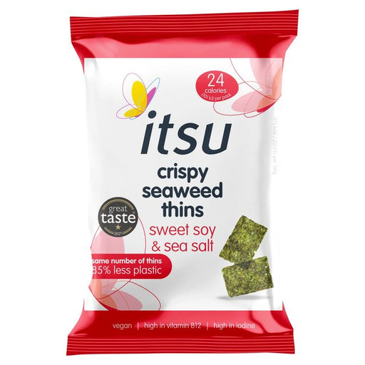 Itsu Seaweed Thins Sweet Soy & Sea Salt 5g Botiga