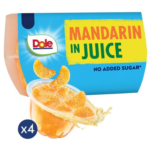 Dole Mandarins In Juice Fruit Pots Multipack 4 x 113g Botiga