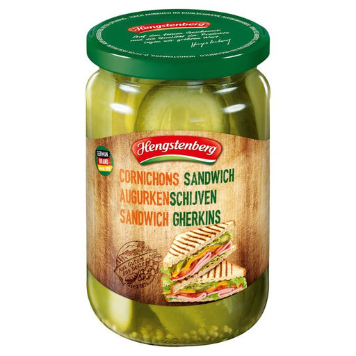 Hengstenberg Sandwich Gherkins 330g Botiga