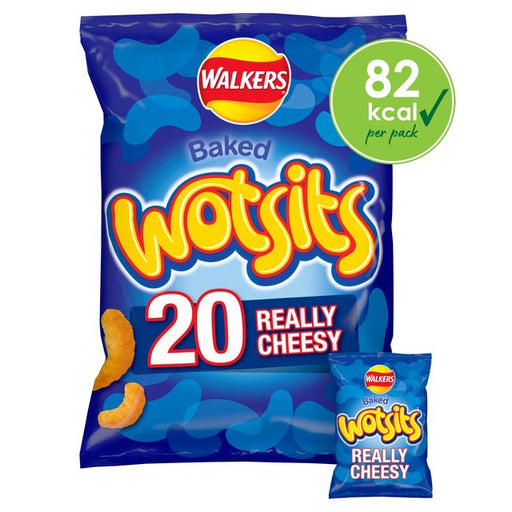 Walkers Wotsits Really Cheesy Multipack Snacks 20 per pack Botiga