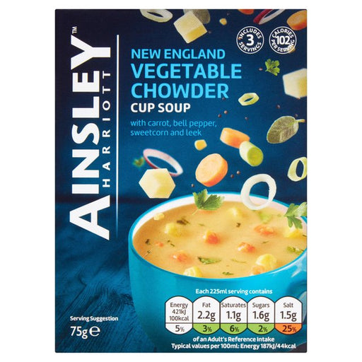 Ainsley Harriott Vegetable Chowder Cup Soup 75g Botiga