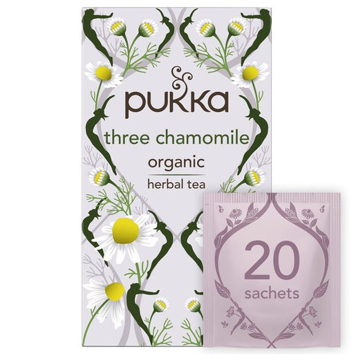 Pukka Tea Herbs Three Chamomile Tea Bags 20 per pack Botiga