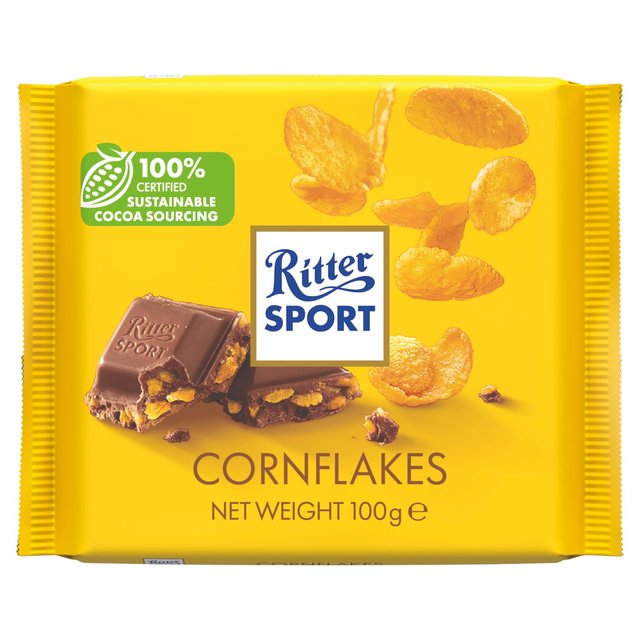 Ritter Sport Cornflakes Milk Chocolate 100g Botiga