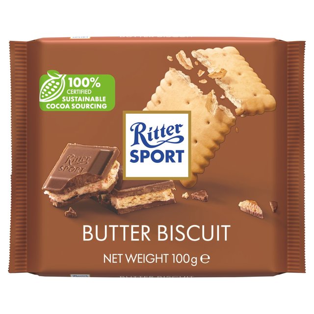 Ritter Sport Butter Biscuit Milk Chocolate 100g Botiga