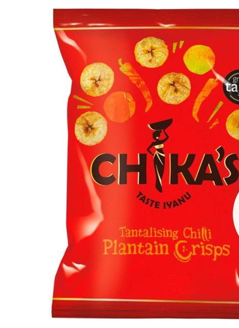 Chika's Chilli Plantain Crisps 35g Botiga